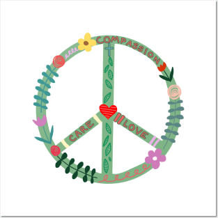 Flower Peace Posters and Art